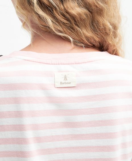 Barbour Ferryside T-Shirt — Shell Pink