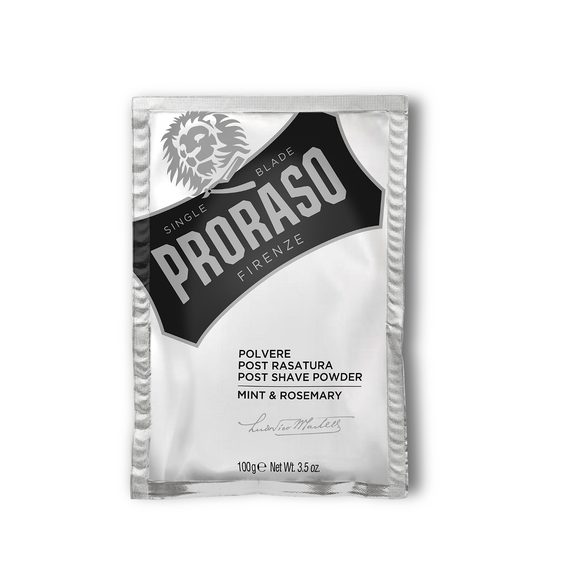 Pudr po holení Proraso - Mint & Rosemary (100 g)