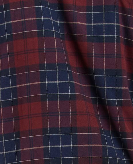 Tartanový pyžamový set Barbour Laith PJ Set - Red Tartan