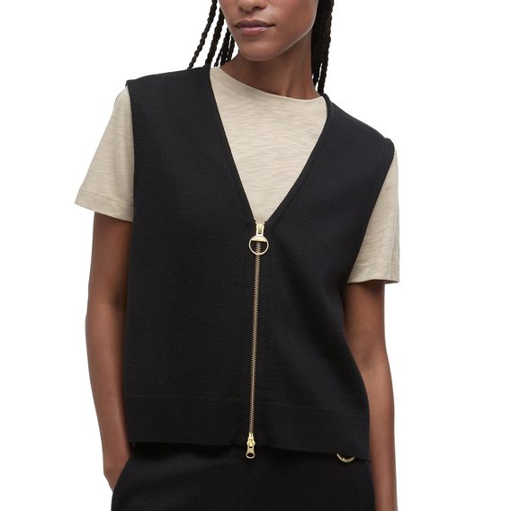 Barbour Maya Zip-Up Tank Top