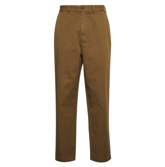Barbour Washed Stretch Relaxed Trousers — Light Sage
