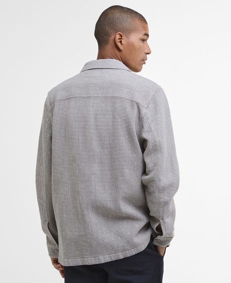 Barbour Sandwood Waffle Overshirt — Concrete