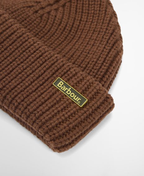 Barbour Mosely Fisherman Beanie — Brick