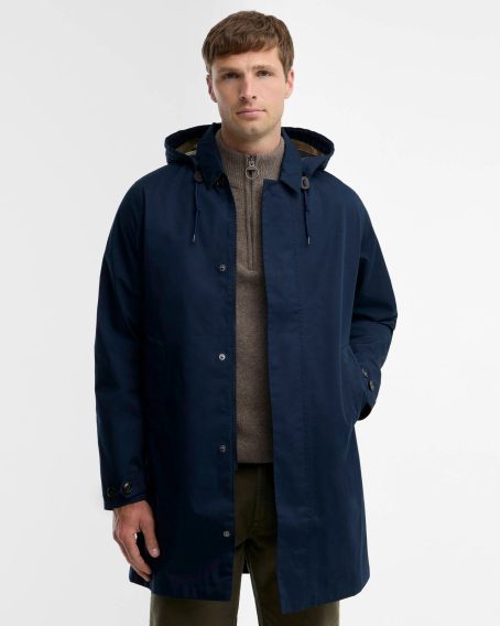 Barbour Lorig Waterproof Mac — Navy