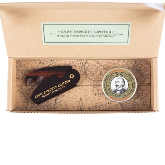 Cpt. Fawcett — Booze & Baccy Moustache Gift Set (CF.87T)