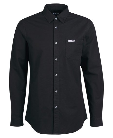 Barbour International Kinetic Tailored Shirt — Classic Black