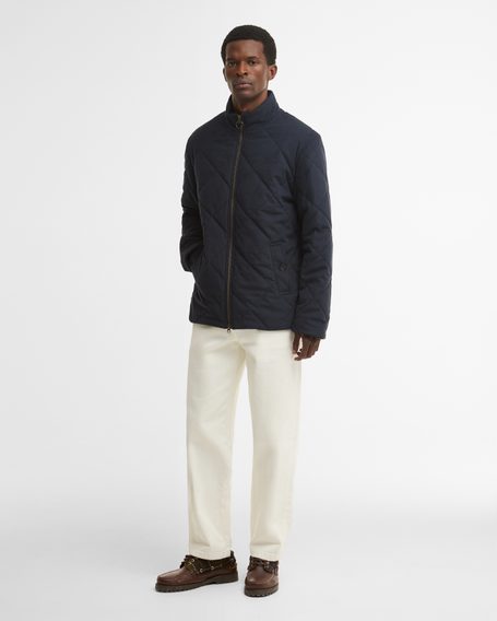 Barbour Corden Quilted Jacket — Navy