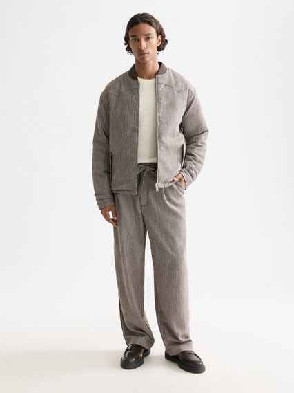 Scotch & Soda — Jacket Demitasse / Eggnog Herringbone