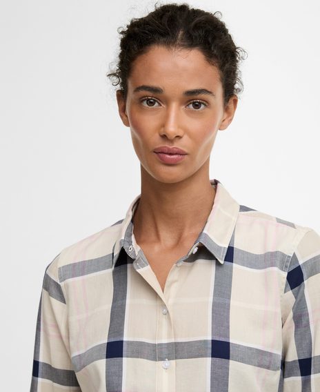 Barbour Bredon Regular Long-Sleeved Shirt — Cherry Blossom Tartan