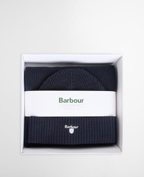 Barbour Cascade Beanie & Scarf Set