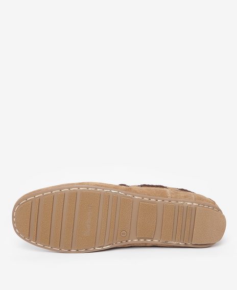 Barbour Jenson Driving Shoes — Taupe Suede