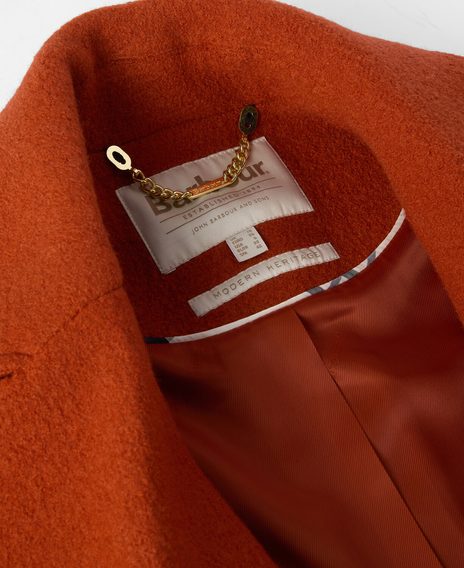 Barbour Blyth Double Breasted Wool Coat