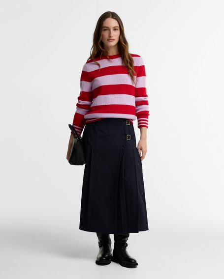 Barbour Woodhouse Striped Cashmere Blend Knitted Jumper