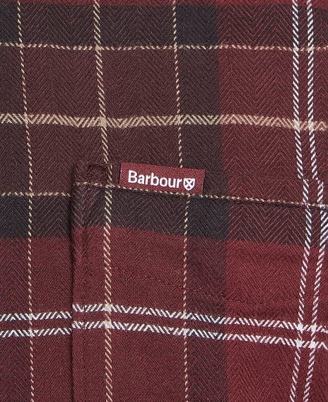 Barbour Kyeloch Tailored Shirt — Winter Red Tartan