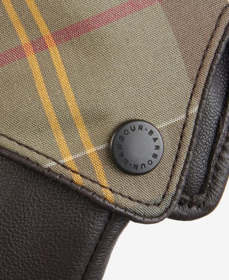 Barbour Lady Jane Leather Gloves — Chocolate