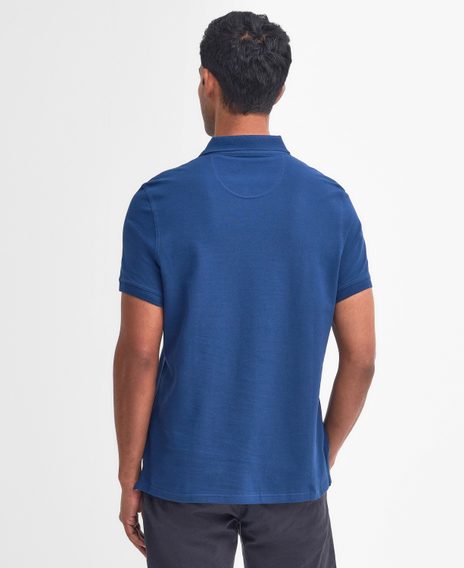 Barbour Lightweight Sports Polo Shirt — Deep Blue