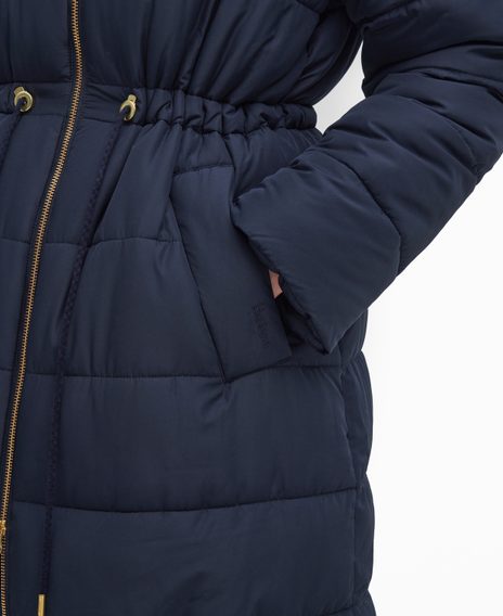 Barbour Mannue Puffer Jacket — Navy