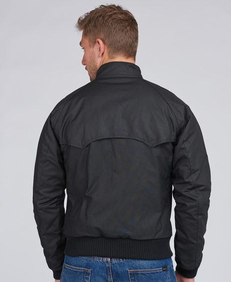 Barbour International Steve McQueen™ Merchant Wax Jacket - Black