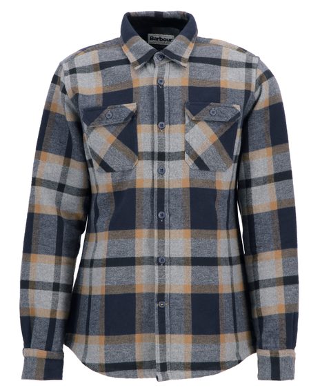 Barbour Rhobell Tailored Shirt — Grey Marl