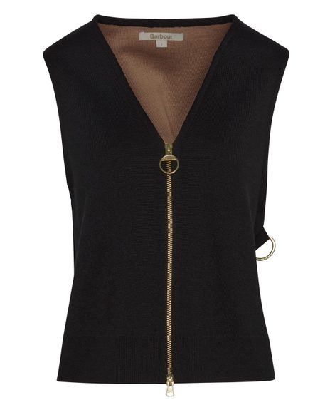 Barbour Maya Zip-Up Tank Top