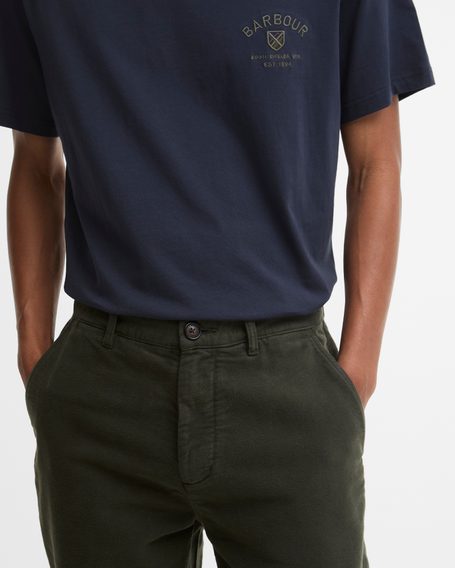 Barbour Moleskin Tailored Trousers — Sage