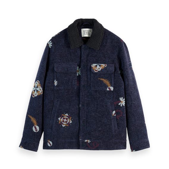 Scotch & Soda — Swirl Poetry Jacquard Trucker