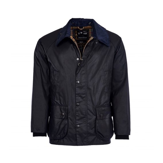 Barbour Bedale Wax Jacket — Navy