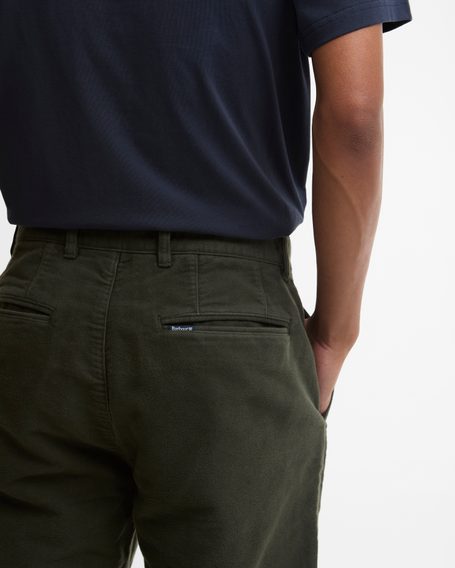 Barbour Moleskin Tailored Trousers — Sage
