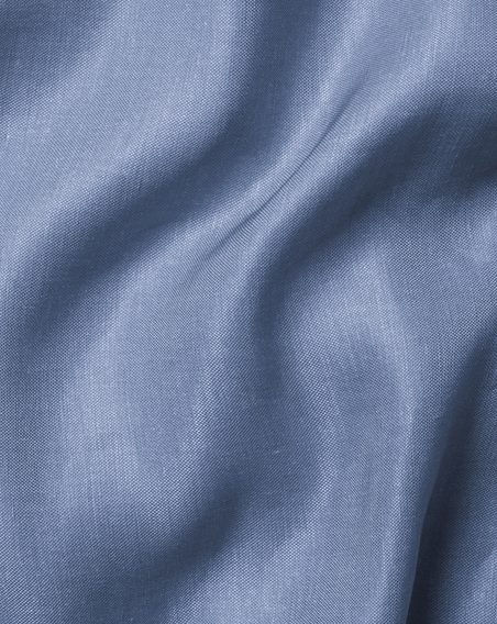 Charles Tyrwhitt Silk Linen Pocket Square — Heather Blue