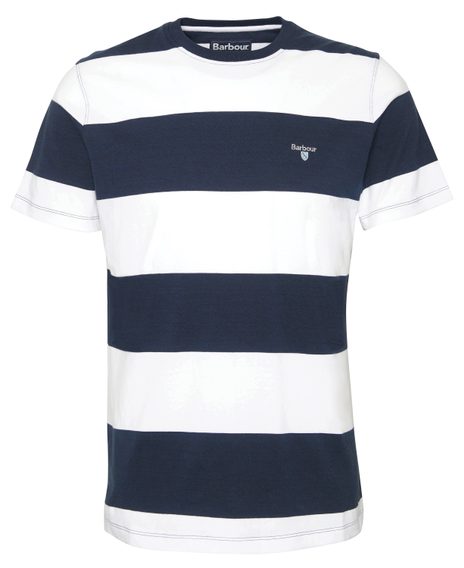 Barbour Whalton Striped T-Shirt — Clasic Navy