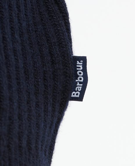 Barbour Holden Half Zip Sweater — Navy