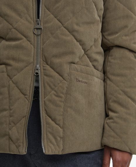 Barbour Cord Liddesdale Quilted Jacket — Fossil