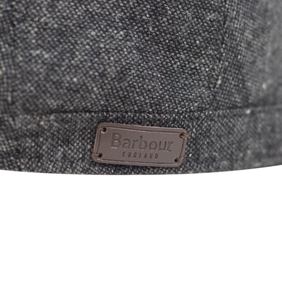 Vlněná bekovka Barbour Barlow Flat Cap - šedá