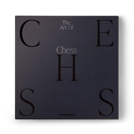 Šachy Printworks Art of Chess — černobílé