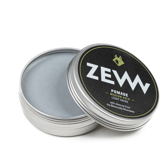 Zew for men Medium Hold & Light Shine Pomade - pomáda na vlasy s aktivním uhlím (100 ml)