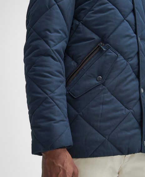 Barbour Winter Chelsea Quilted Jacket — Navy