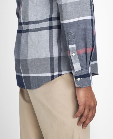 Barbour Dunoon Tailored Shirt — Blue Granite