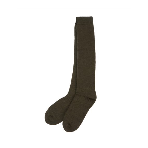 Barbour Wellington Knee Socks — Olive