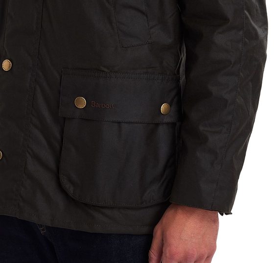 Barbour Ashby Wax Jacket — Olive