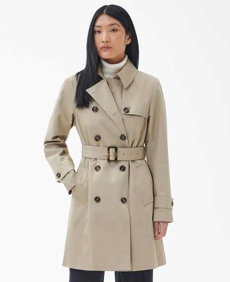 Barbour Short Greta Showerproof — Light Fawn