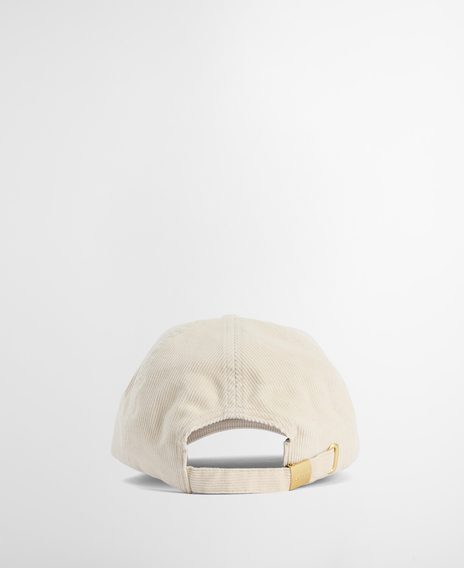 Barbour Oakley Cord Cap — Pearl