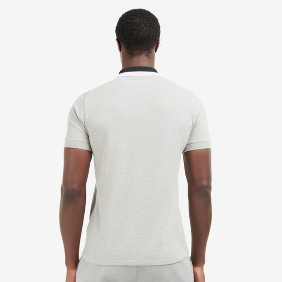 Polo z piké bavlny Barbour International Ampere Polo - Light Grey