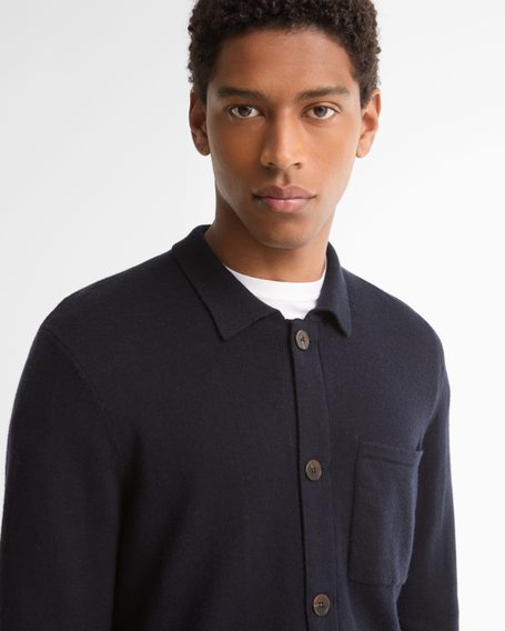 Barbour Bellam Knitted Cardigan — Navy