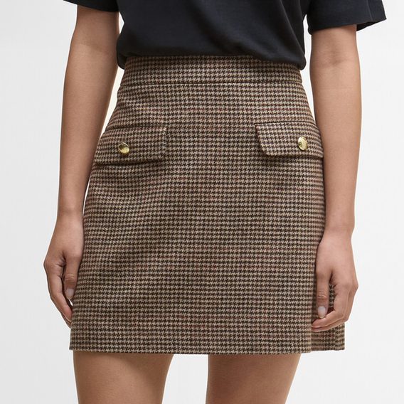 Barbour Sophia Wool Mini Skirt