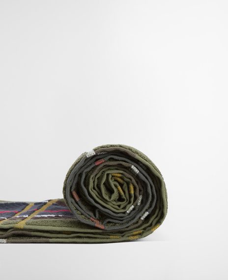 Barbour Tartan Beach Towel