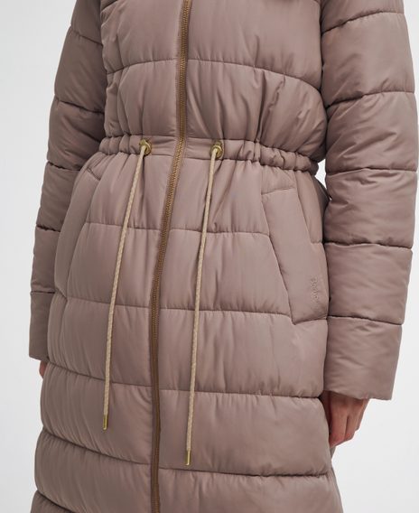 Barbour Mannue Puffer Jacket — Honey