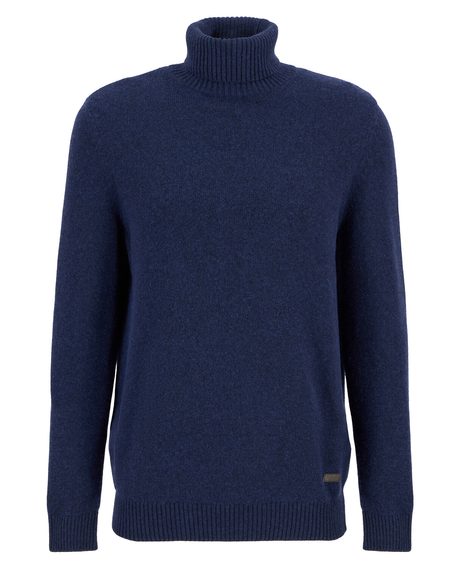 Barbour Kelp Roll-Neck Jumper — Navy
