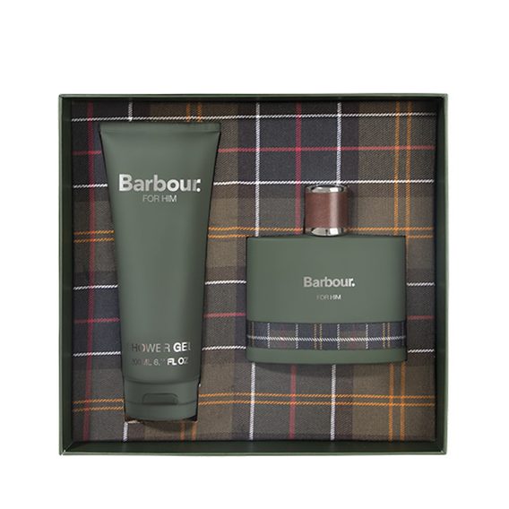 Dárková sada sprchového gelu a parfémové vody Barbour for Him (200 ml, 100 ml)