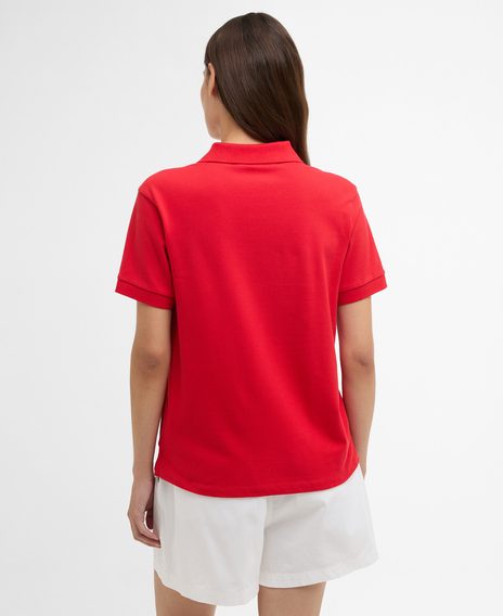 Barbour Bowford Polo Shirt — Red