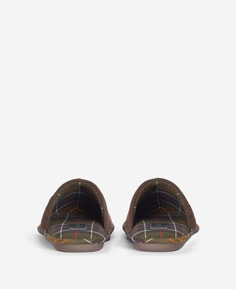 Barbour Foley Slippers — Brown